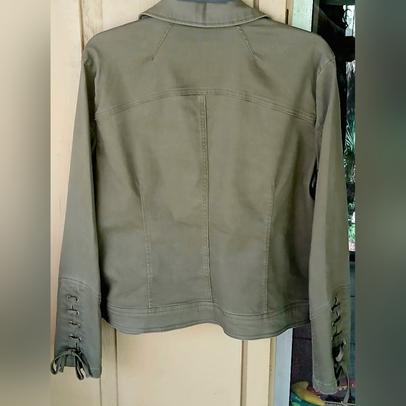 Military green denim jacket XL in EUC *FINAL* - Picture 5 of 12
